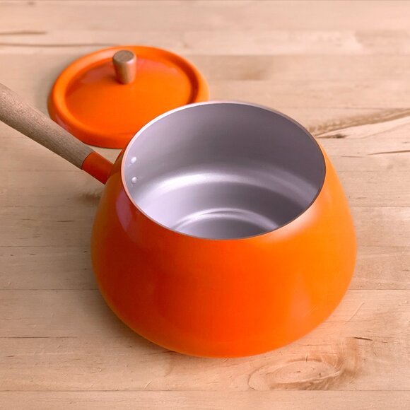Vintage Classic Danish MCM Fondue Pot Orange - Picture 2 of 6